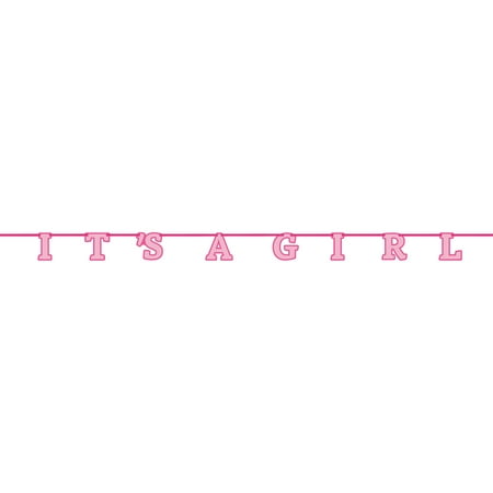 baby shower banner girl deer its girl baby shower banner ft pink 1ct walmartcom baby shower banner girl deer its girl baby shower banner ft pink 1ct walmartcom